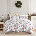 thumbnail image 3 of Southshore Fine Living, Inc. Christmas King Duvet Cover with 2 Pillow Shams - Christmas Tree Print, 3 of 9