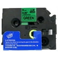 thumbnail image 2 of LM Tapes - 2/Pack Premium 3/8" Black Print on Green Label (9mm 0.35 Laminated) Compatible with TZe-721 Tape and includes free Tape Color/Size Guide for easy reordering., 2 of 2
