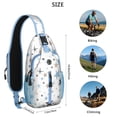 thumbnail image 5 of Chest Bag Crossbody Shoulder Bag Small BackpackHiking Sling Backpack for Hiking Dating Gym Cycling Working Starfish, 5 of 6