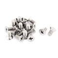thumbnail image 1 of Unique Bargains M5 x 10mm Phillips Tête Ronde Boulons Fraisés Vis Machine 20 Pcs, 1 of 1