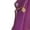 Purple, variant on Hinvhai Girls Belly Dance Dress Clothes Harem Pants Shiny Belly Dance Suits with Head Veil Waist Chain Outfit Yellow 11-13 Years