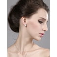 thumbnail image 3 of Gem Stone King 925 Sterling Silver 9MM Cultured Freshwater Pearl Button Stud Earrings, 3 of 6