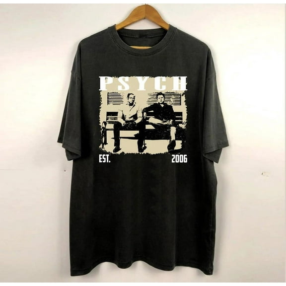 Psych Shirt, Psych Tv Series Shirt, Retro Film Shirt, Vintage Shirt, Retro Shirt, Classic Shirt, Gifts for him, Christmas Gifts