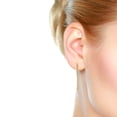 thumbnail image 5 of 14K Gold and Diamond Flexible Dangle Drop Earrings, 5 of 6