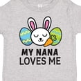 thumbnail image 4 of Inktastic My Nana Loves Me with Bunny and Easter Eggs Boys or Girls Toddler T-Shirt, 4 of 5