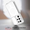 thumbnail image 3 of For Samsung Galaxy S24 Ultra Case Magnetic Charging Grip Sides Clear Back, 3 of 4