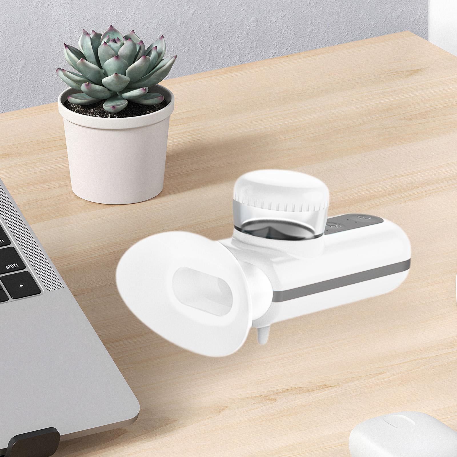 Serenable Heated Eyes Mist Sprayer for Home Office Travel Adjustable 2 Modes Eye Mister white