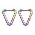 thumbnail image 2 of LYMAYTER Boucles d'Oreilles pour Femmes 1 Paire - Acier Géométrique, Multi - Formes, 2 of 7