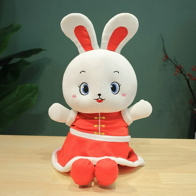 Poupée Lapin Décorer Bande Dessinée Fête du Printemps Fête Souvenir Poupée Lapin