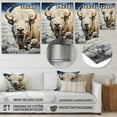 thumbnail image 4 of Designart "Majestic Bison in a Pastoral Scene I" Animals Bison Metal Wall Decor, 4 of 5