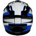 thumbnail image 5 of Youth Off-Road Dirt Bike Helmet – Blue  Medium Size  DOT Approved  Ventilated with Washable Liner, 5 of 6