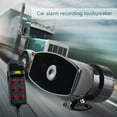 thumbnail image 2 of ROCKROK Vehicle Warning Alarm Siren Loudspeaker with Mic for Firemen Siren Horn, 2 of 8