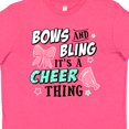 thumbnail image 4 of Inktastic Bows and Bling Its a Cheerleading Thing Youth T-Shirt, 4 of 5