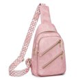 thumbnail image 3 of Bolso Retro de cuero PU para mujer, riñonera informal, monedero para teléfono, bolso diario para mujer, 3 of 4