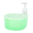 thumbnail image 2 of Clearance Kitchen Cleaning Supplies under $5 Soap Dispenser And Sponge Holder Easy Dispensing Multifunctional Non Slip Base 1L Dishwashing Soap Pump Dispenser For Home Bathroom, 2 of 8