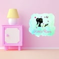 thumbnail image 3 of Personalized Watercolor Decal Bedroom Wall Decal for Children Colorful Butterfly Stars Customize Name Cute Custom Name - Size: 10 In x 9 In, 3 of 5