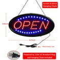 thumbnail image 6 of KEBE LED Open Sign, 19''x10" Bright Sign Flashing Light for Business Walls Window Shop Bar Hotel, Two Modes, 1.45lbs, 6 of 9