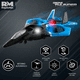thumbnail image 2 of Juguete Avión Dron Rm Regalomex control remoto Pulsera 2.4 Ghz azul grande, 2 of 5