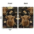 thumbnail image 5 of FORMRS Acrylic Clipboard with Low Profile Clip Standard A4 Letter Size, 12.5" x 9", Cows and Flowers, 5 of 8