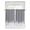 Gray, variant on Abstract Navy Blue Kitchen Curtains 63 Inch Length, Modern Minimalist Graffiti Artwork Rod Pocket Light Filtering Window Curtains Living Room Bedroom Curtain Drapes Cafe Curtain 42''x63''x2