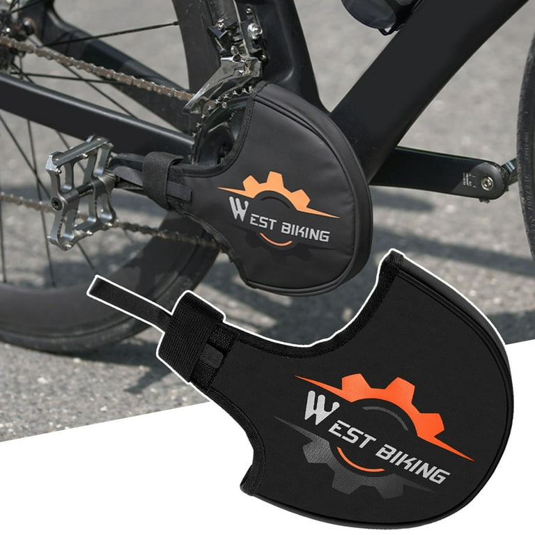 Kripyery Chain Wheel Protector Universal Non deformable Black Mountain Bike Anti scratch Chainring Crankset Guard Bicycle Accessories