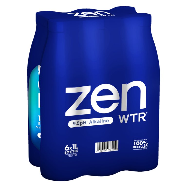 ZenWTR Ultra-Pure Vapor Distilled Water, 9.5 pH Alkaline