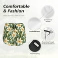 thumbnail image 4 of Bixox Women's Lilies Flowers pattern 2 in 1 Running Shorts - Lightweight Athletic Workout Gym Yoga Shorts Liner with Pockets - Large, 4 of 7