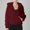 Red, variant on Women's Plus Size Side Slit Hoodie Pullover Long Sleeve Autumn Comfort