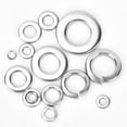 thumbnail image 2 of Cergrey Hardware Accessories, Lock Washer ,260PCS Stainless Steel Flat Washer + Spring Washer Assortment Set M2.5 M3 M4 M5 M6 M8 M10, 2 of 8