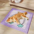 thumbnail image 2 of Tapis Rafraîchissant pour Animaux de Compagnie compatible Chiens et Chats, Taille 18x18 Pouces, Réutilisable et Lavable, Fond Antidérapant (Œuf, 18 Pieds'x18 Pieds')_cadeau de g, 2 of 5