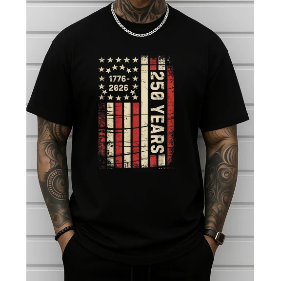 Patriot America 250 Years Independence Anniversary Vintage Pride Unisex T-Shirt up to size 5XL