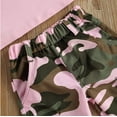 thumbnail image 4 of URMAGIC Summer Little Kid Baby Girl Fashion Outfits 2 Pcs,Sleeveless Vest Tops+Camouflage Pants, 4 of 8
