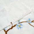 thumbnail image 4 of Home Soft Things Floral Embroidery Valance, 1 Piece, Cherry Blossom Light Blue, 19 x 60 Inches, 4 of 5