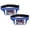 2 Pack Blue, variant on Running Waist Pack Phone Holder Slim Workout Fanny Pack With Touchscreen Case Pocket