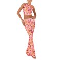 thumbnail image 3 of Coduop Women Backless Floral Bodycon Maxi Dress Spaghetti Strap Elegant Dress Party Cocktail Dress, 3 of 8