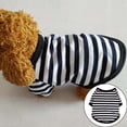 thumbnail image 1 of Dog Striped T Shirt Dog Shirt Pet Apparel For Small To Medium Dogs Puppy, 1 of 9