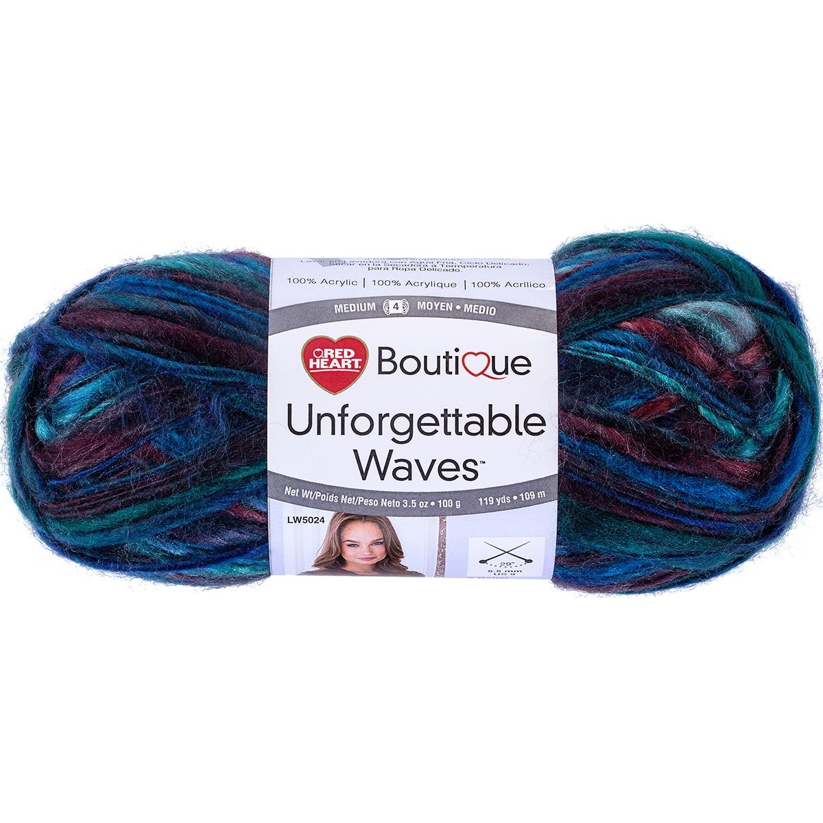Red Heart Unforgettable Waves Aurora Yarn, 125 Yd.