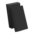 thumbnail image 4 of AWHAO 2 Weightlifting Fall Protection Mats with Noise Reduction, Padded And Soundproof Black 100x50x4cm, 4 of 9