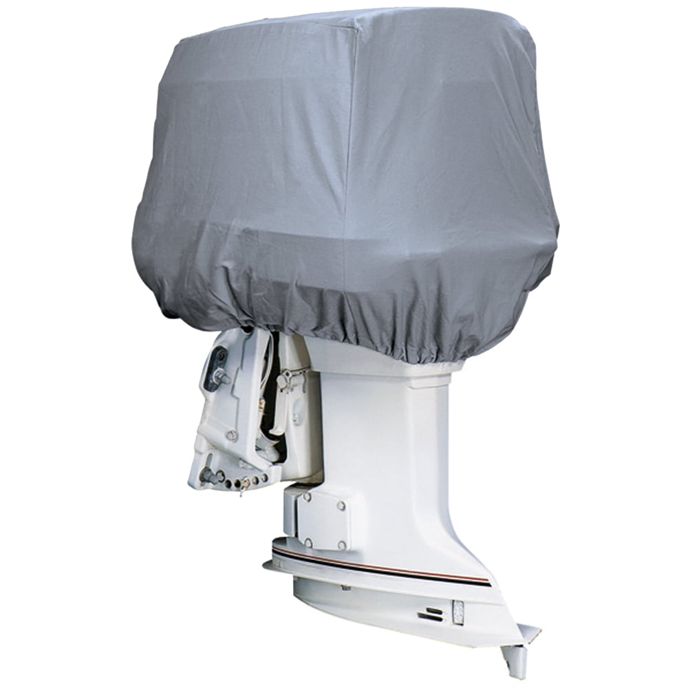 Mildew Resistant and UV Resistant with Thick Polyester Fabric 25-50HP, 50-115 HP,115-225 HP COCO Outboard Motor Cover Waterproof Boat Motor Cover up to