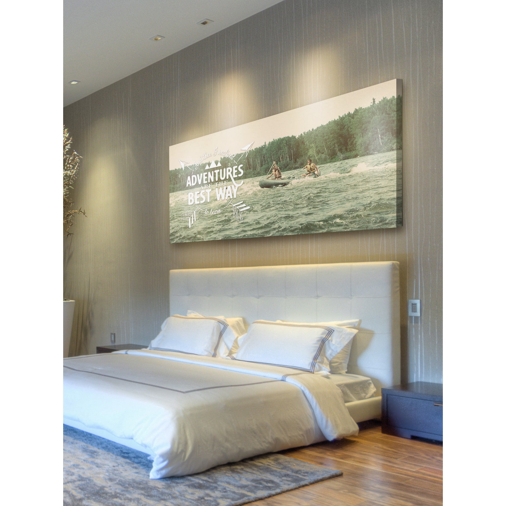 MARMONT HILL  - 'Adventures' Painting Print on Wrapped Canvas - Multi-Color 45 x 22.5