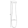 thumbnail image 4 of Brown Decorative Contemporary Mango Wood Curved Shaped Floor Vase, 30 Inch, 4 of 6