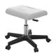 thumbnail image 4 of Taburete con reposapiés, silla de de trabajo, taburete de garaje, taburete con ruedas, taburete con ruedas para barbería, cafeterías con balcón rueda de bloqueo blanca, 4 of 9