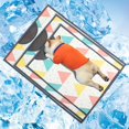 thumbnail image 1 of AMERTEER Pets Summer Animals Print Dog Cat Cooling Pad Ice Mat Sleeping Cushion, 1 of 10