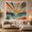 Sunburst Beach, variant on Tropical Sunset Above Teal Ocean Waves, Nostalgic Retro for Beach Lovers, Sunlit Coastal Wall Art, Housewarming Gift, Tapestry Wall Hanging for Bedroom and Living Room