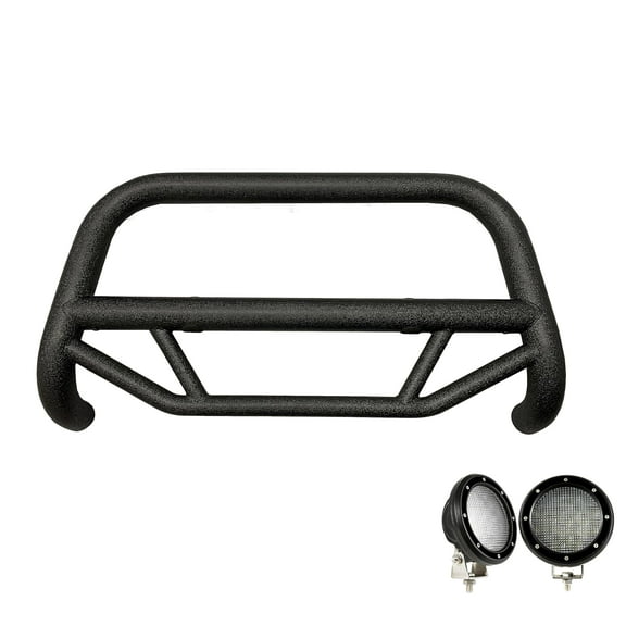 Black Horse Off Road MBTMF712PLFB Bull Bar Kit for Ford Bronco
