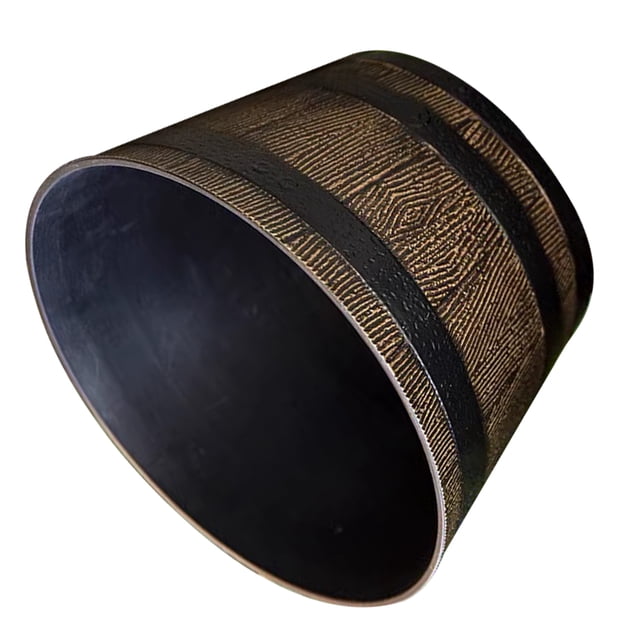 GAXIRE Maceta Color Marrón Oscuro Para Jardín Con Ligero Y Resistente De Plástico