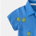 thumbnail image 5 of YTDSCS Toddler Baby Boys Summer Lapel T-Shirt 1-8 Years Kids Cartoon Printed Tees Short-Sleeved Shirt for Boys, 5 of 8