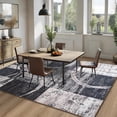 thumbnail image 7 of Ultrug Fluffy Rugs for Bedroom Abstract Area Rug for Living Room Decor Nursery Carpet,4'x6',Brown, 7 of 7