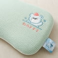 thumbnail image 4 of Yardvibe Pillow for Sleeping, 17.72"x9.84" Slow Rebound Foam Sleeping Pillow with Removable Washable Cover, Small Cool Flat Pillow, Memory Foam Pillow for Traveling or Camping (Green), 4 of 5