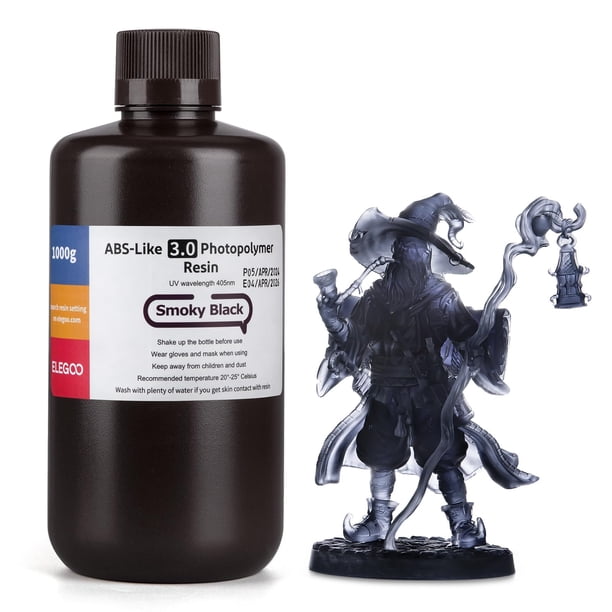 Impresora 3D de resina ELEGOO tipo ABS 3.0 1000g para Marte Saturno